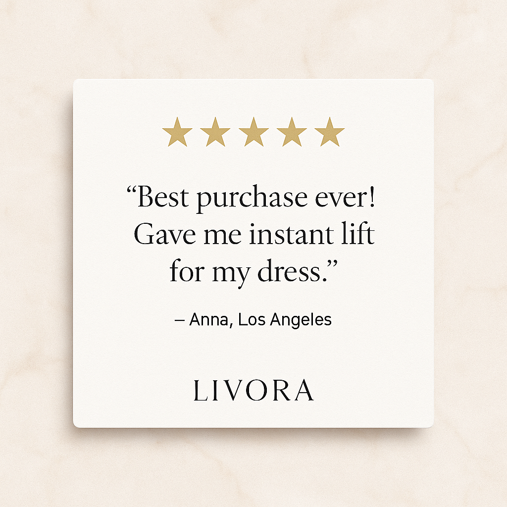 INSTANT OUTFIT CONFIDENCE: The Invisible 1-2 Cup Lift Solution