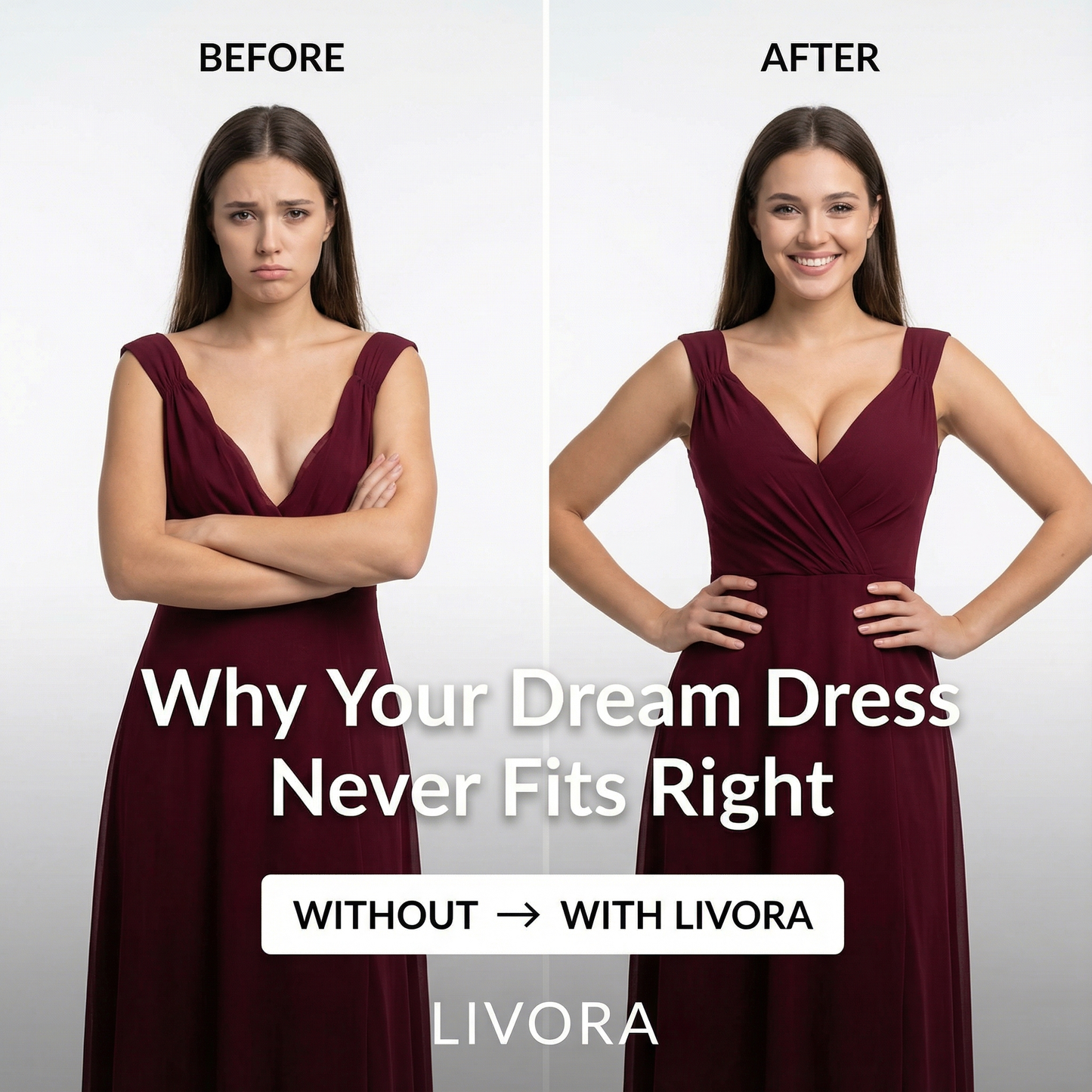 INSTANT OUTFIT CONFIDENCE: The Invisible 1-2 Cup Lift Solution